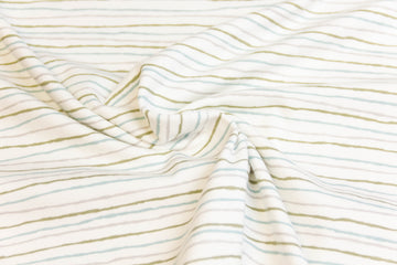Jersey mit Streifen, ecru, 0,5 m